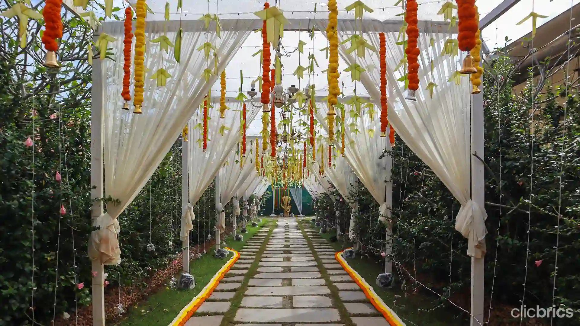 simple sangeet decoration